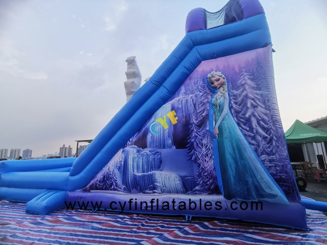 inflatable Frozen Elsa slide