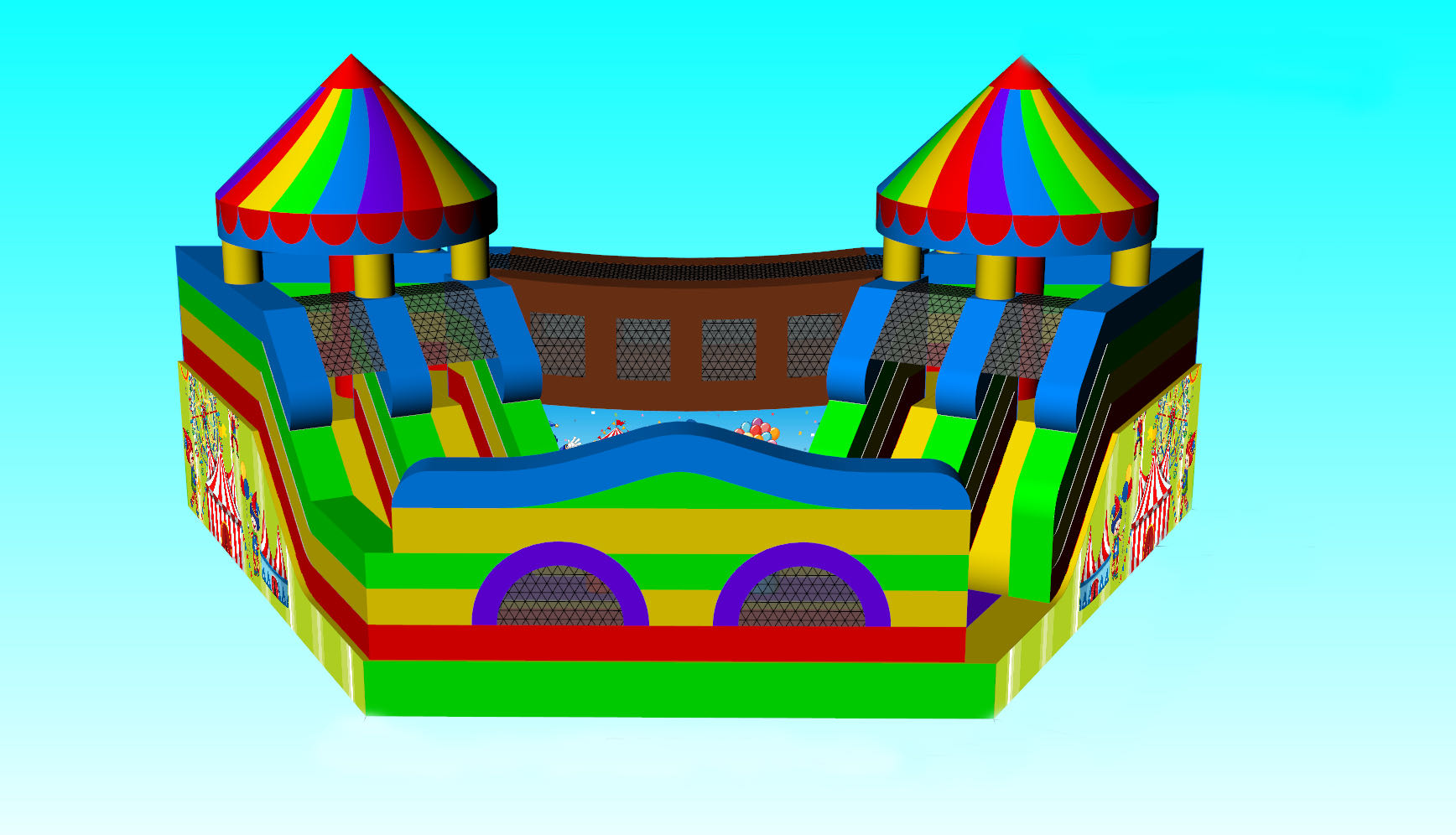 inflatable playground