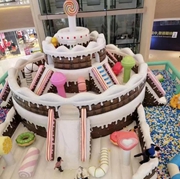 inflatable cake playground